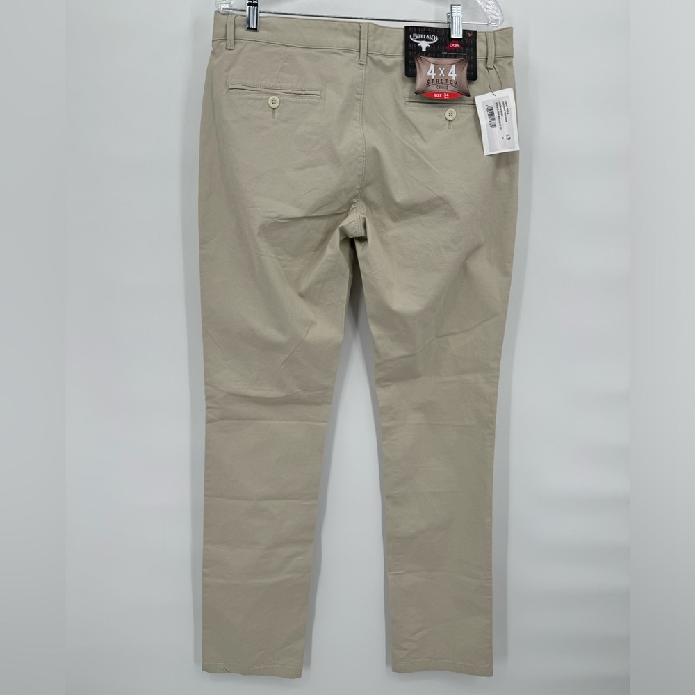 Buffalo 4x4 Stretch infused with Lycra men’s size 34 Slim Fit NWT Trouser - Picture 2 of 11